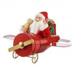 Decoratieve figuren Vliegtuig Kerstman Plastic (78 x 48 x 86 cm)