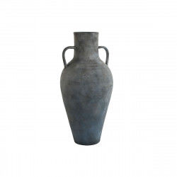 Jarrón Home ESPRIT Azul Gris Terracota Oriental 33 x 33 x 69 cm