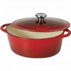 Casserole Sitram Rojo/Blanco Acier émaillé Ø 36 cm 9 L