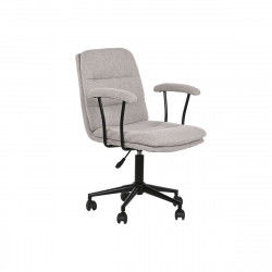 Chair with Armrests DKD Home Decor Black Grey 60 x 61,5 x 84 cm