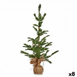 Árbol de Navidad 60 cm Marrón Verde Plástico (8 Unidades)