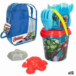 Beach toys set The Avengers Ø 18 cm polypropylene (12 Units)