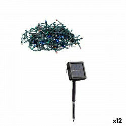 Wreath of LED Lights Solar Multicolour 15 m (12 Units)