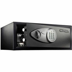 Safety-deposit box Master Lock X075ML 43 x 37 x 18 cm Black Black/Grey Steel