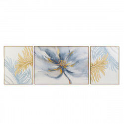 Painting DKD Home Decor Flowers (240 x 3 x 80 cm)