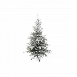 Albero di Natale DKD Home Decor Verde PVC Metallo Nevoso 115 x 115 x 150 cm