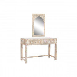 Console DKD Home Decor Natural Mango wood Mirror 117 x 40 x 76 cm