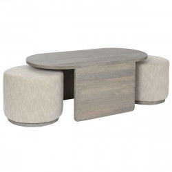 Hoofdtafel Home ESPRIT Polyester Mangohout 117 x 56 x 48 cm