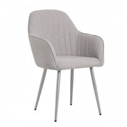 Chaise Home ESPRIT Gris Argenté 55 x 55,5 x 88 cm