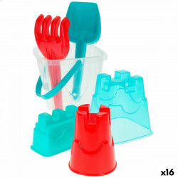 Set de Juguetes de Playa Colorbaby 6 Piezas (16 Unidades)