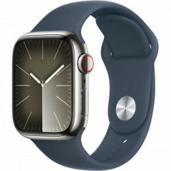 Montre intelligente Apple Series 9 Bleu Argenté 41 mm