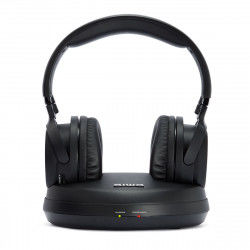 Headphones Aiwa Bluetooth Black Wireless 40 Hz