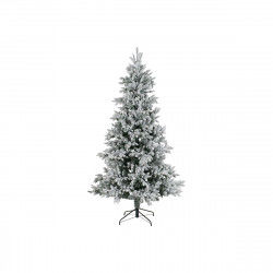 Sapin de Noël DKD Home Decor Blanc Vert Polyéthylène Enneigé 140 x 140 x 210 cm