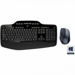 Toetsenbord Logitech 920-002425 AZERTY Zwart Frans AZERTY