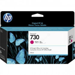 Cartucho de Tinta Original HP 730 (P2V63A) Negro Magenta