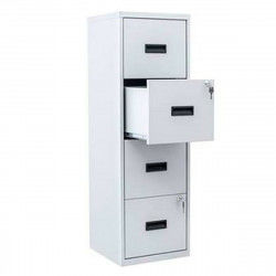 Caisson à Tiroirs Bisley Armoire de classement rechargeable Gris Métal 125 x...