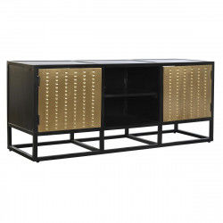 Mobile TV DKD Home Decor Nero Metallo Legno (120 x 37 x 50 cm)