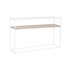 Console Home ESPRIT Blanc Métal Verre 120 x 30 x 75 cm