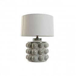 Bureaulamp Home ESPRIT Wit Beige Porselein 40 x 40 x 53 cm