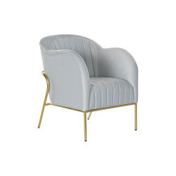 Armchair DKD Home Decor Sky blue Metal 62 x 75 x 85 cm