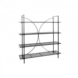 Scaffale DKD Home Decor 150 x 38 x 165 cm Nero Metallo