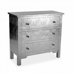 Chest of drawers Versa SILVER Wood (35 x 75 x 80 cm)