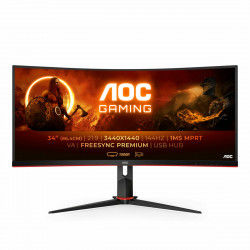 Écran AOC CU34G2X/BK LFD 34" LED VA AMD FreeSync Flicker free 144 Hz 50-60...