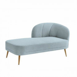 Canapé chaise longue DKD Home Decor Bleu ciel 160 x 80 x 90 cm Bleu Doré...