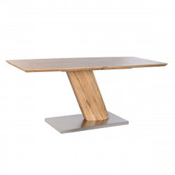 Table de Salle à Manger DKD Home Decor Marron Acier Bois MDF 180 x 80 x 76 cm