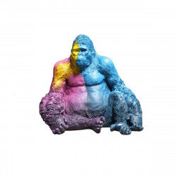 Decoratieve figuren DKD Home Decor Multicolour Modern Gorilla 92 x 64 x 85 cm