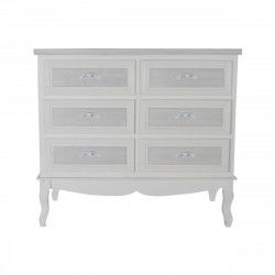 Commode DKD Home Decor 100 x 40 x 87 cm Bois Blanc Romantique Bois MDF