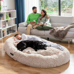 Hondenbed voor mensen  Human Dog Bed XXL InnovaGoods Beige