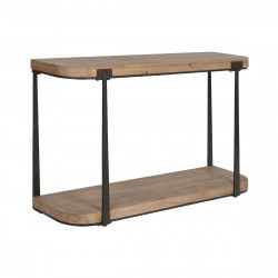 Console Home ESPRIT Brown Black Metal Fir 120 x 35 x 75 cm