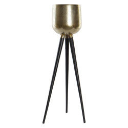 Blumentopf DKD Home Decor MC-183278 Schwarz Gold Aluminium Moderne (32 x 32 x...