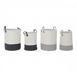 Set de basket DKD Home Decor 40 x 40 x 52 cm (2 Unités)