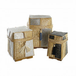 Basket spelset DKD Home Decor Natuurlijk 33 x 33 x 40 cm Bamboe 32 x 32 x 40...