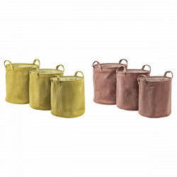 Basket spelset DKD Home Decor Polyester 38 x 38 x 40 cm (2 Stuks)