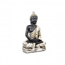 Deko-Figur DKD Home Decor Schwarz Silberfarben Buddha Orientalisch 80 x 48 x...