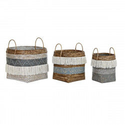 Basket spelset DKD Home Decor 49 x 49 x 57 cm Bamboe Boho