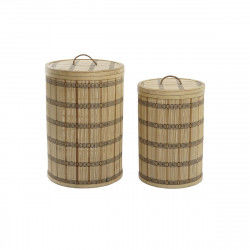 Basket spelset DKD Home Decor 40 x 40 x 63 cm Bamboe