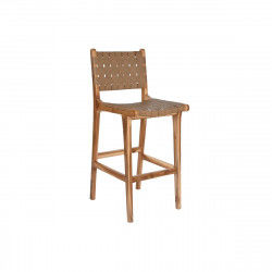 Stool DKD Home Decor Beige Natural Teak 45 x 57 x 110 cm