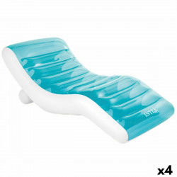 Aufblasbarer Sessel Intex Blau 191 x 67 x 89 cm (4 Stück)