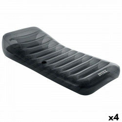 Inflatable Deck Chair Intex Grey 199 x 44 x 89 cm (4 Units)