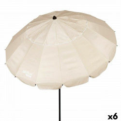 Sunshade Aktive Cream Aluminium 220 x 215 x 220 cm (6 Units)