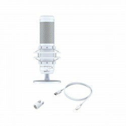 Microphone de Bureau Hyperx Quadcast S Blanc