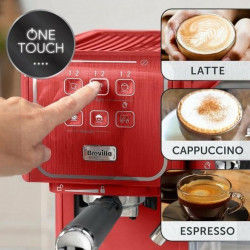 Superautomatisch koffiezetapparaat Breville Prima Latte III Rood