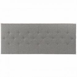 Cabecero de Cama DKD Home Decor Gris Poliéster Madera de caucho (160 x 7 x 65...