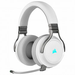 Auriculares Bluetooth con Micrófono Corsair Virtuoso RGB Blanco Negro Multicolor