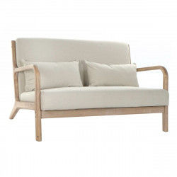 Canapé DKD Home Decor Beige Bois d'hévéa 122 x 85 x 74 cm