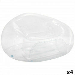 Fauteuil de piscine gonflable Intex Beanless Transparent 137 x 74 x 127 cm (4...